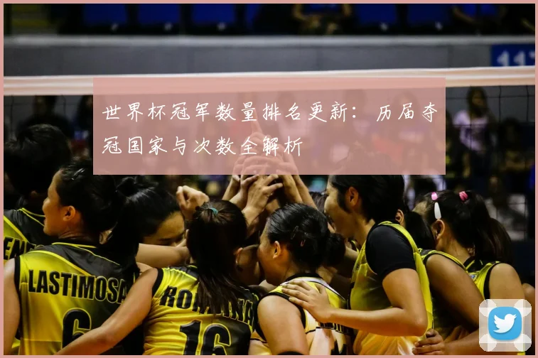 世界杯冠军数量排名更新：历届夺冠国家与次数全解析